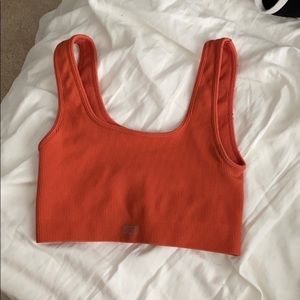 Set active leggings and bra burnt orange